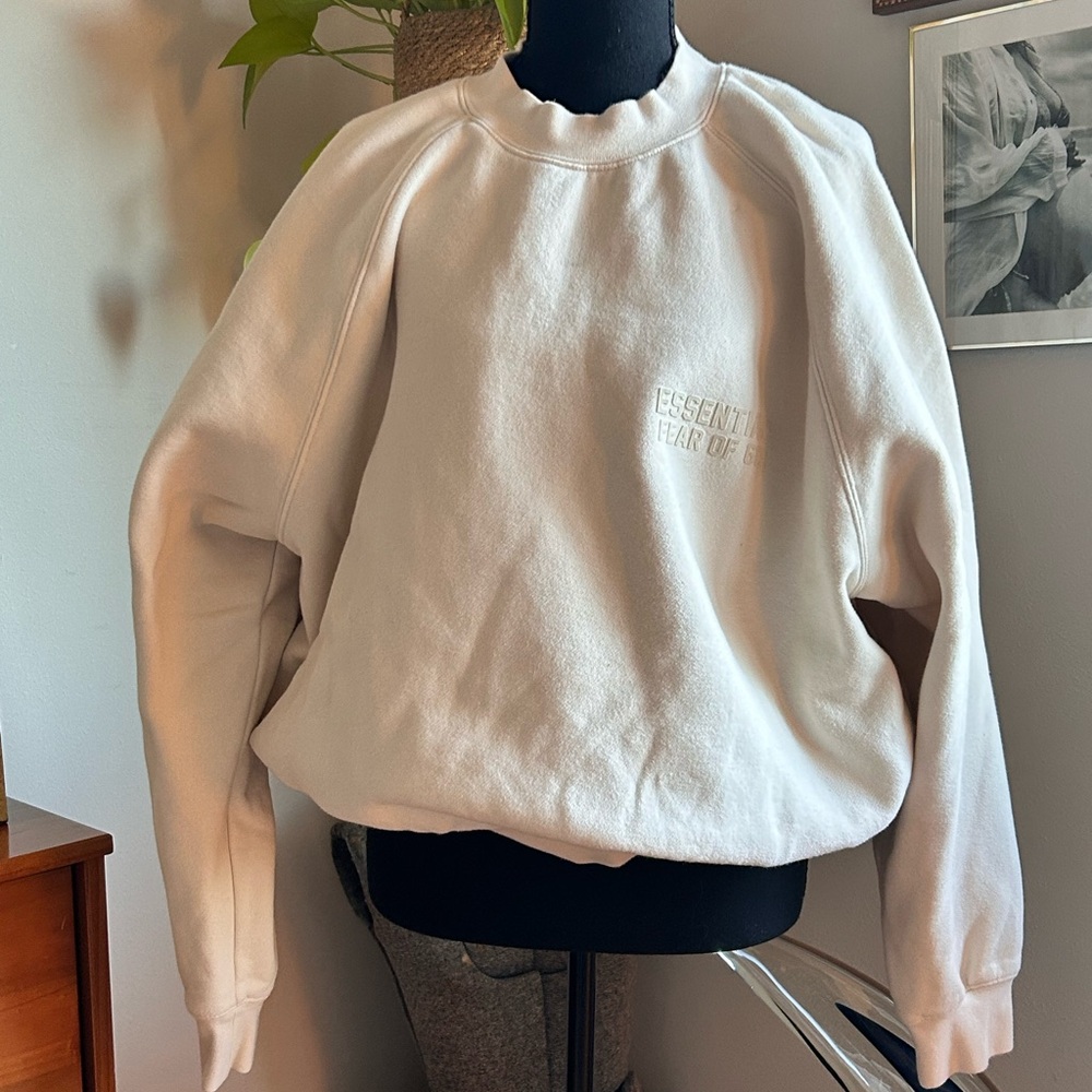 Essentials Women's Off-White Crew Neck Sweater